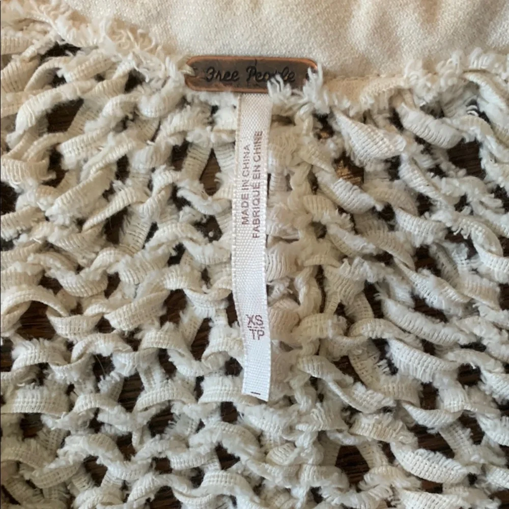 Free People Cream Knit Sweater - Picture 2 of 5